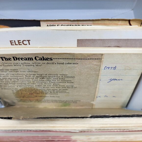 Vintage Syndicate Recipe Card Tin Recipe Box W/ Grandmas Recipes Floral Folk Art - Picture 15 of 16